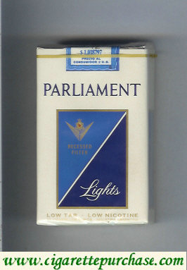 Parliament Lights cigarettes soft box